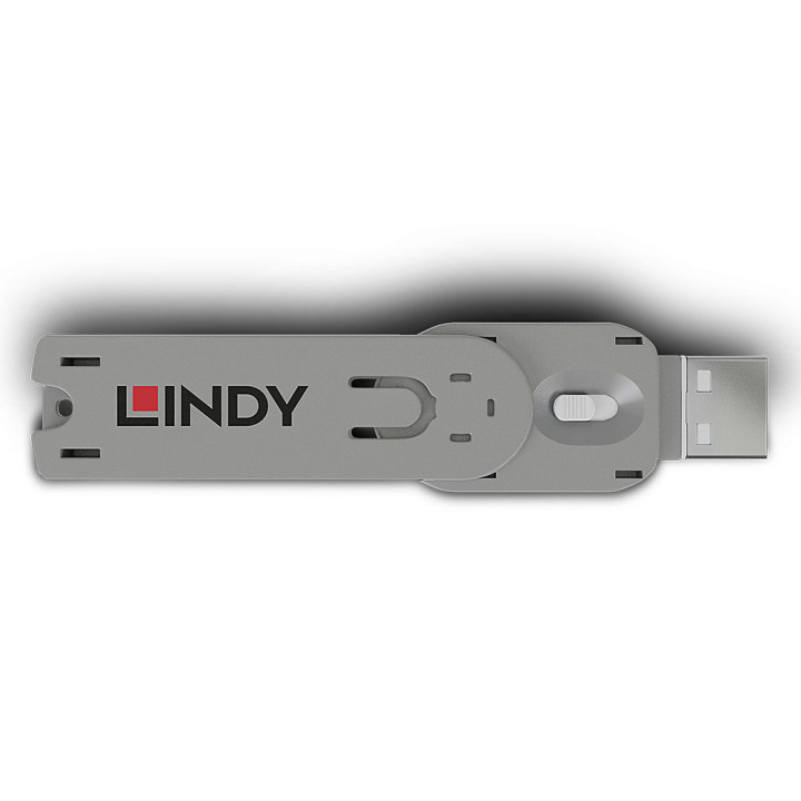 Lindy Clé pour bloqueur de port USB A, Blanc — vue 2