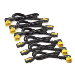 APC NetShelter - Kit cordon d'alimentation - Connecteurs à 90° - 1,83m