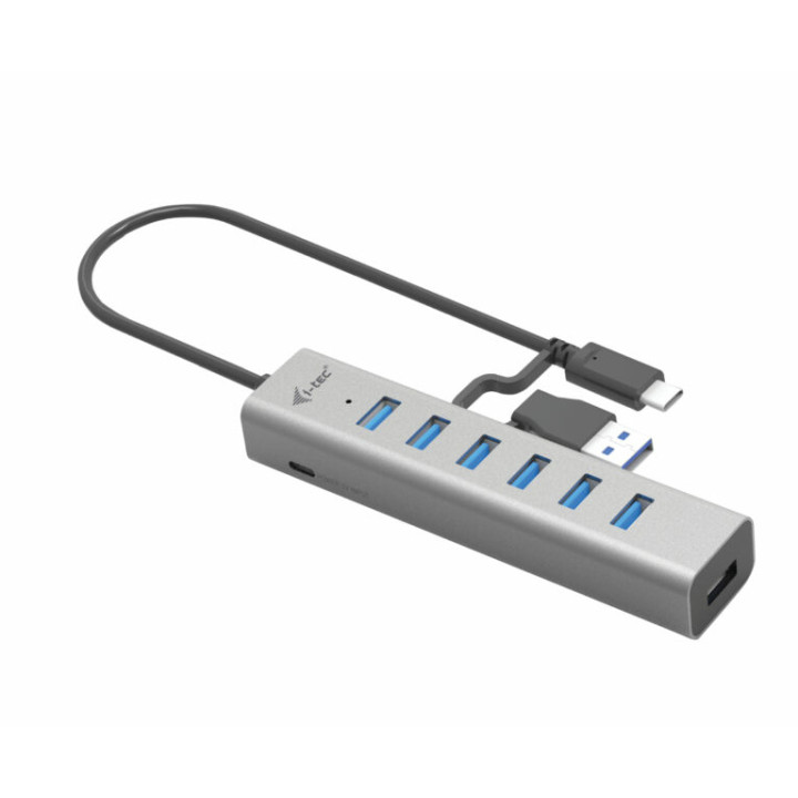 i-tec USB-C/USB-A Charging Metal HUB 7 Port — vue 2