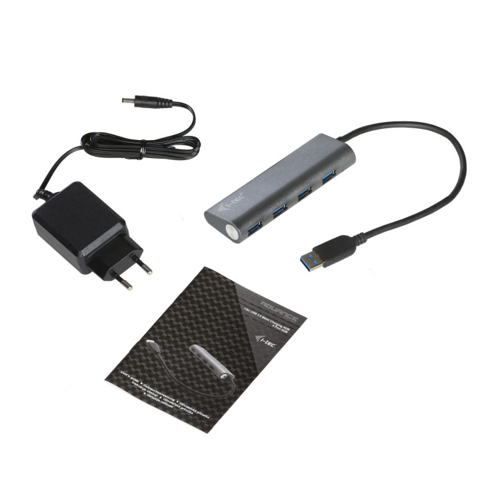 i-tec Metal Superspeed USB 3.0 4-Port Hub — vue 5