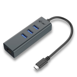 i-tec Metal USB-C HUB 3 Port + Gigabit Ethernet Adapter — vue 1
