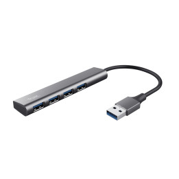 Trust Halyx USB 3.2 Gen 1 (3.1 Gen 1) Type-A 5 Mbit/s Noir, Gris — vue 1