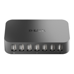 D-Link DUB-H7 USB 2.0 Type-B 480 Mbit/s Noir