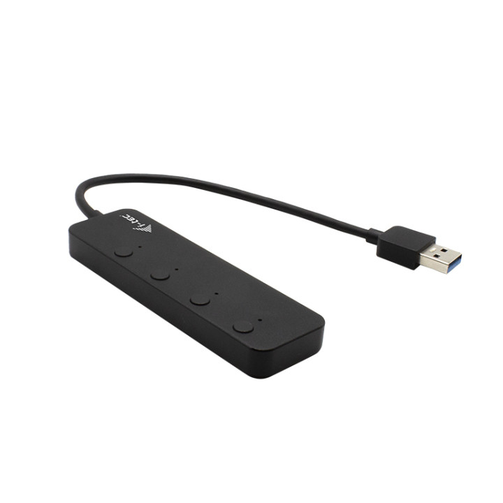 i-tec USB 3.0 Metal HUB 4 Port with individual On/Off Switches — vue 2