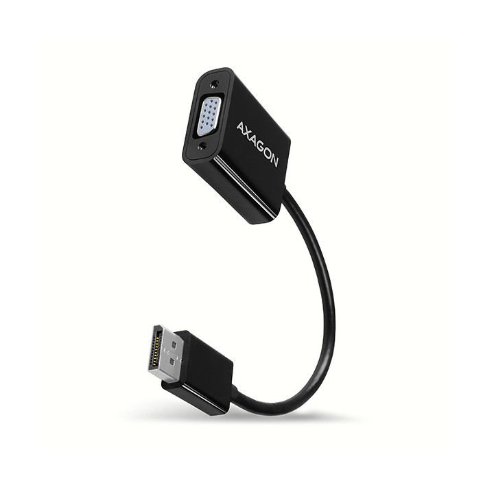 Axagon RVD-VGN câble vidéo et adaptateur 0,15 m DisplayPort VGA (D-Sub) Noir — vue 1