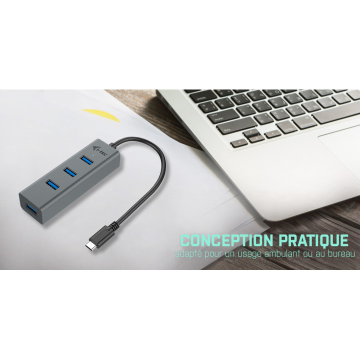 i-tec Metal USB-C HUB 4 Port — vue 5