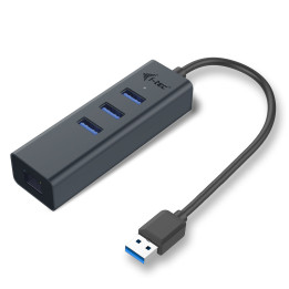 i-tec Metal USB 3.0 HUB 3 Port + Gigabit Ethernet Adapter — vue 1