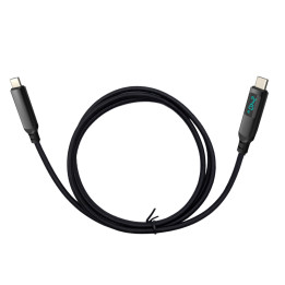 i-tec Thunderbolt 4/USB4 Class Pro Cable 240W with LCD (40 Gbps, 150 cm) — vue 1