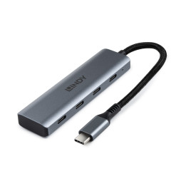 Lindy Hub USB 3.2 Gen 2 Type C 4 ports — vue 1