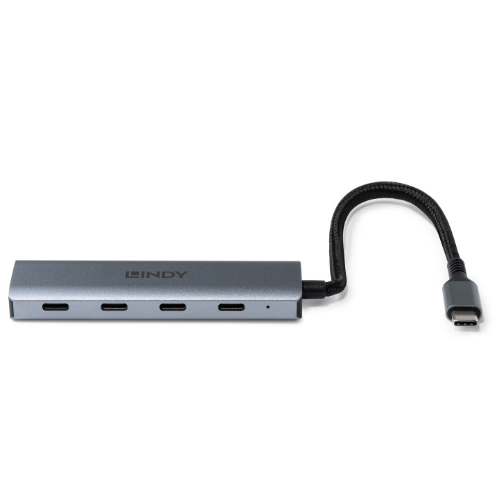 Lindy Hub USB 3.2 Gen 2 Type C 4 ports — vue 2