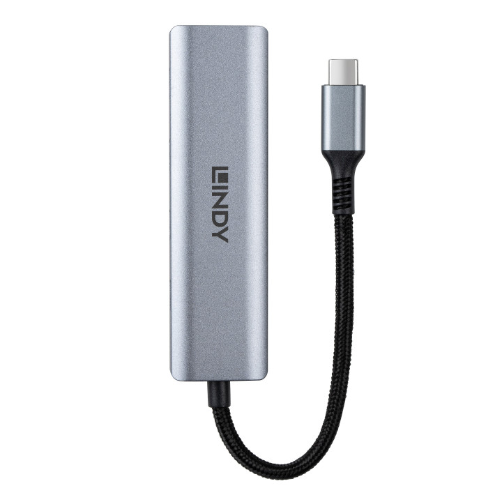Lindy Hub USB 3.2 Gen 2 Type C 4 ports — vue 4
