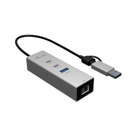 i-tec USB-C/USB-A Metal HUB 3 (2x USB-C, 1x USB-A) Port + 2.5GLAN — vue 1