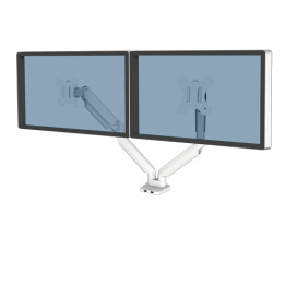 Fellowes Platinum Series Bras porte-écrans double - Blanc — vue 1
