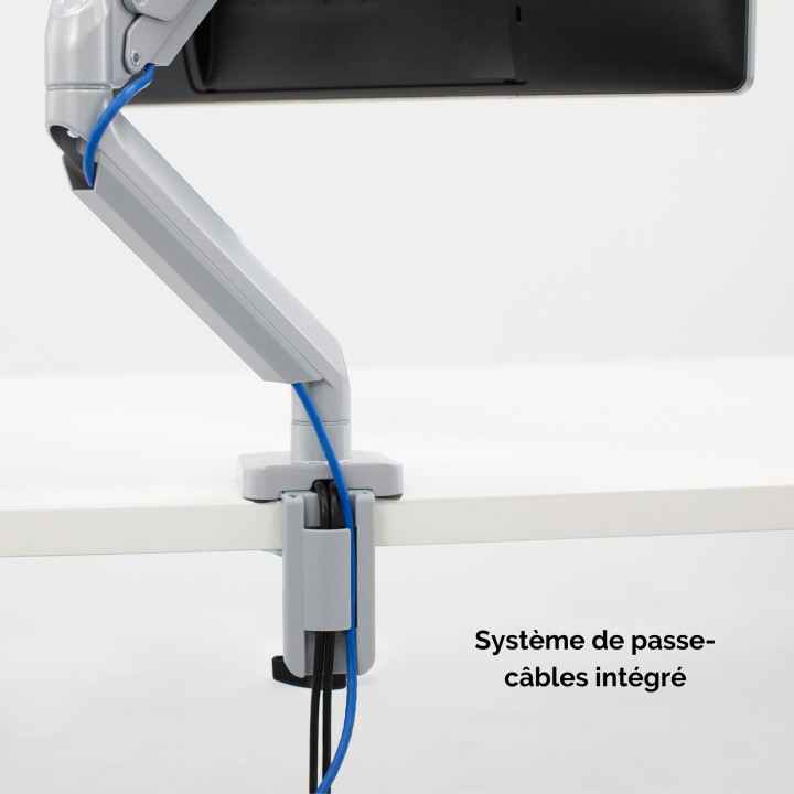 Fellowes Platinum Series Bras porte-écran simple - Argent — vue 4