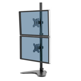 Fellowes Seasa Bras porte-écrans double vertical sur pied — vue 1