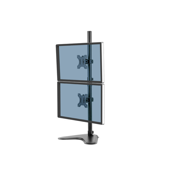 Fellowes Seasa Bras porte-écrans double vertical sur pied — vue 1