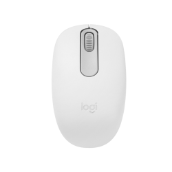 Logitech M196 — souris de bureau Blanc cassé