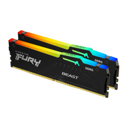 Kingston Technology FURY Beast 32GB 6000MT/s DDR5 CL30 DIMM (Kits de 2) RGB EXPO — vue 1
