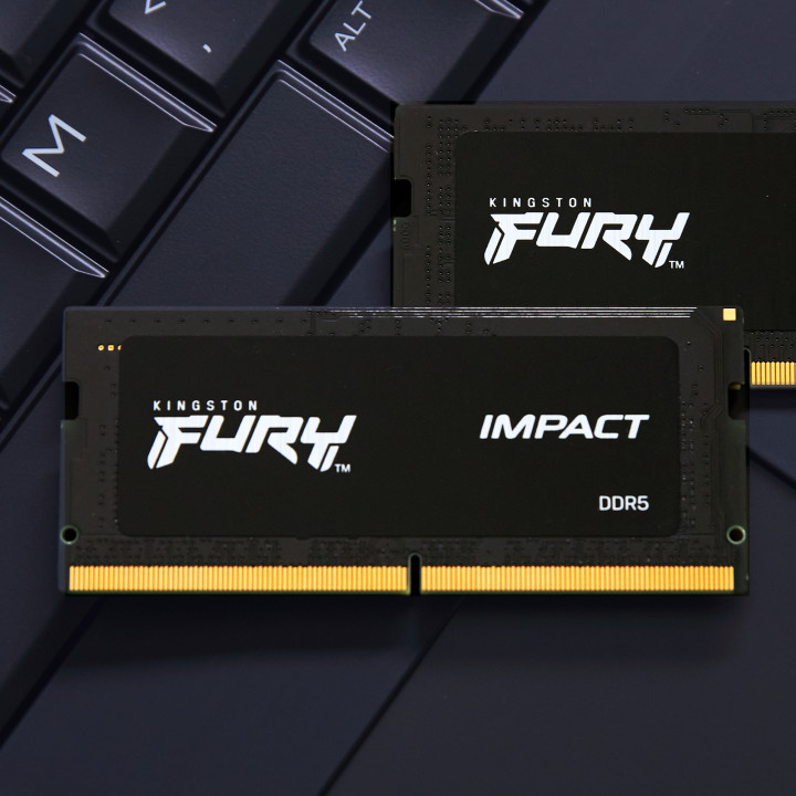 Kingston Technology FURY DDR5 SODIMM Impact CL38 16 Go 4 800 MT/s (Kit de 2) — vue 4