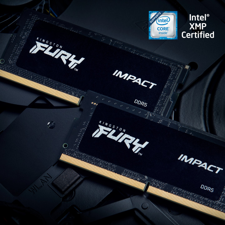 Kingston Technology FURY DDR5 SODIMM Impact CL38 16 Go 4 800 MT/s (Kit de 2) — vue 5