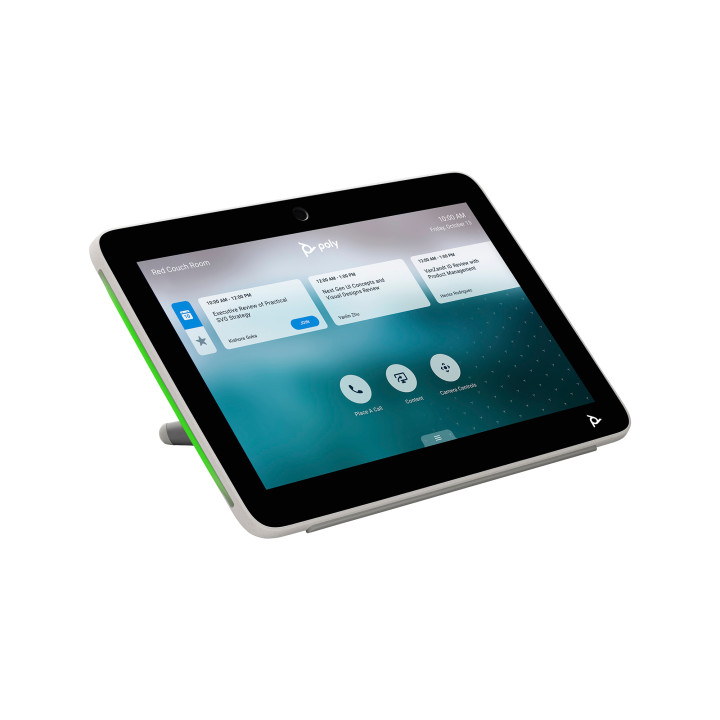HP Poly TC10 White Touch Controller Blanc — vue 2