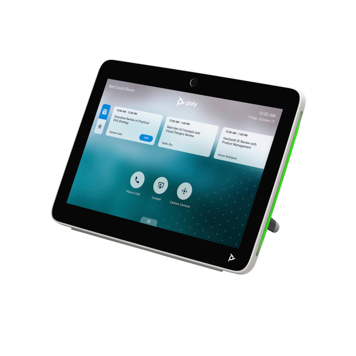 HP Poly TC10 White Touch Controller Blanc — vue 3