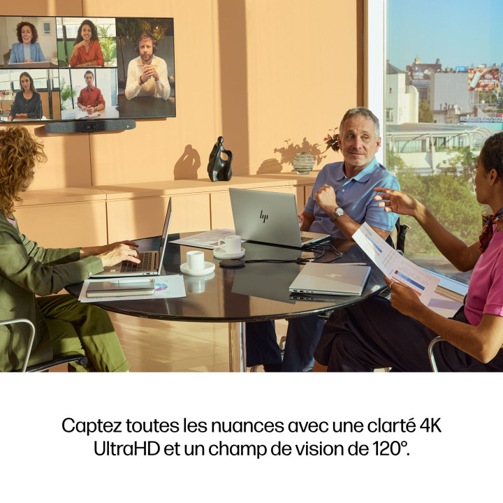 HP Poly Barre vidéo USB Poly Studio V12 sans module d’alimentation — vue 3