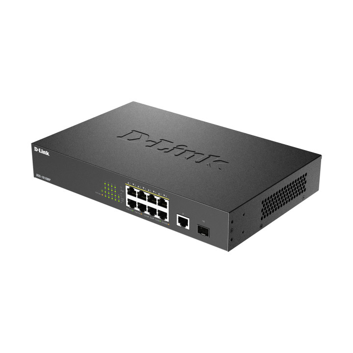 D-Link DGS-1010MP/E commutateur réseau Non-géré L2 Gigabit Ethernet (10/100/1000) Connexion Ethernet, supporta — vue 2