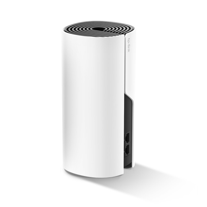 TP-Link Deco E4 (1-pack) Bi-bande (2,4 GHz / 5 GHz) Wi-Fi 5 (802.11ac) Blanc, Gris Interne — vue 2