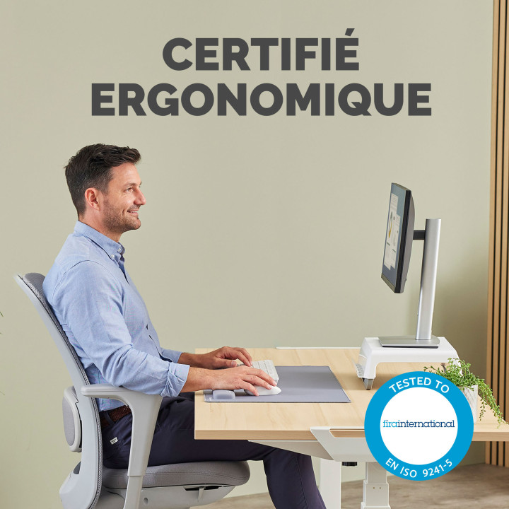 Fellowes Breyta repose-poignet Silicone Gris — vue 5