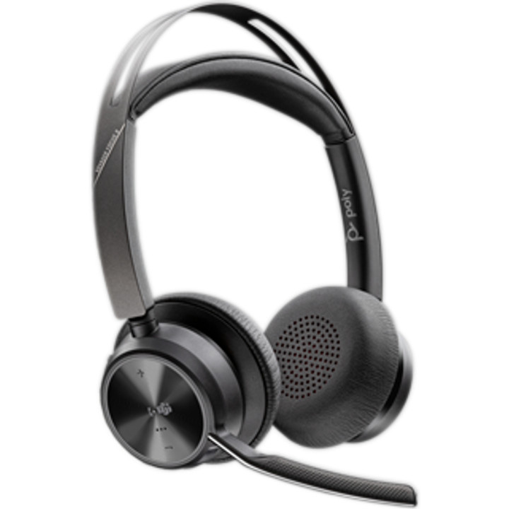 HP Poly Micro-casque Poly Voyager Focus 2 USB-C-C certifié Microsoft Teams + adaptateur USB-C/A — vue 2