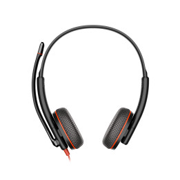 HP Poly Micro-casque Poly Blackwire 3225 stéréo USB-C + connexion 3,5 mm + adaptateur USB-C/A — vue 1