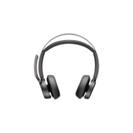 HP Poly Micro-casque Poly Voyager Focus 2 USB-C-C + adaptateur USB-C/A + base de chargement — vue 1