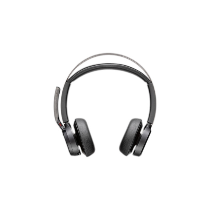 HP Poly Micro-casque Poly Voyager Focus 2 USB-C-C + adaptateur USB-C/A + base de chargement — vue 1