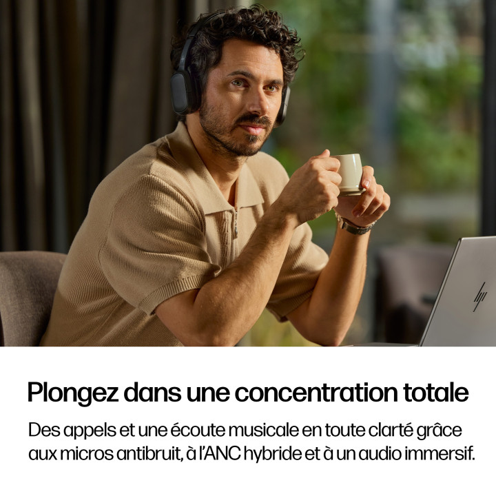 HP Poly Micro-casque stéréo Bluetooth Focus 625 Fold — vue 3