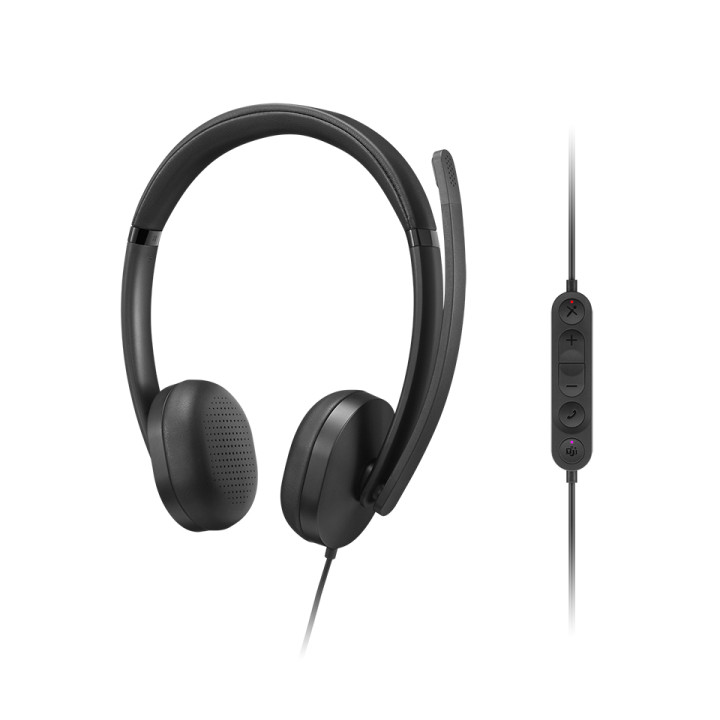 Lenovo VoIP Headset 5000 Casque Avec fil Arceau Bureau/Centre d'appels USB Type-C Noir — vue 5