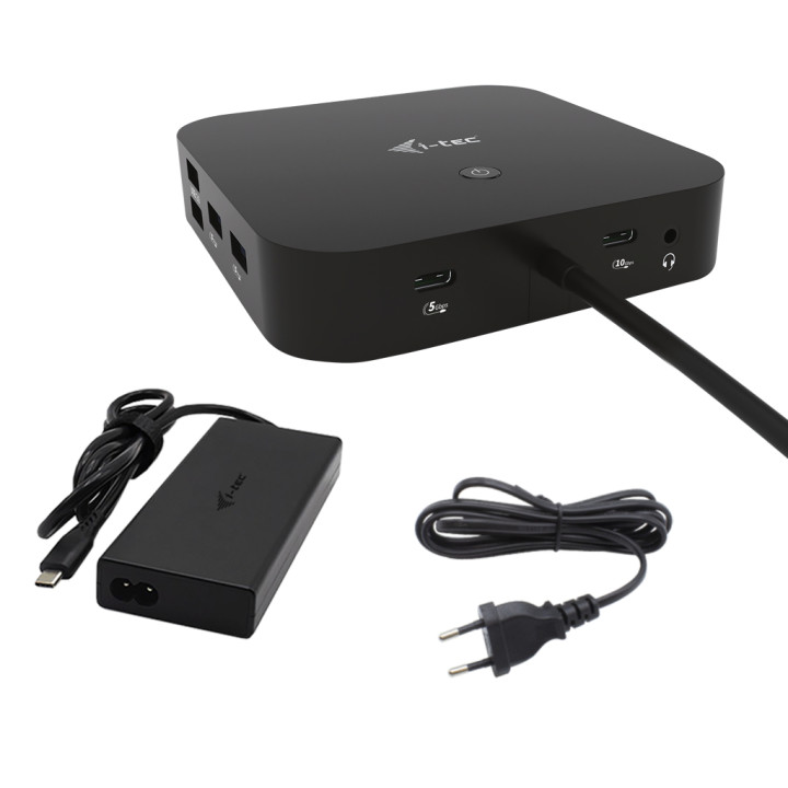 i-tec USB-C HDMI DP Docking Station with Power Delivery 100 W + Universal Charger 100 W — vue 1