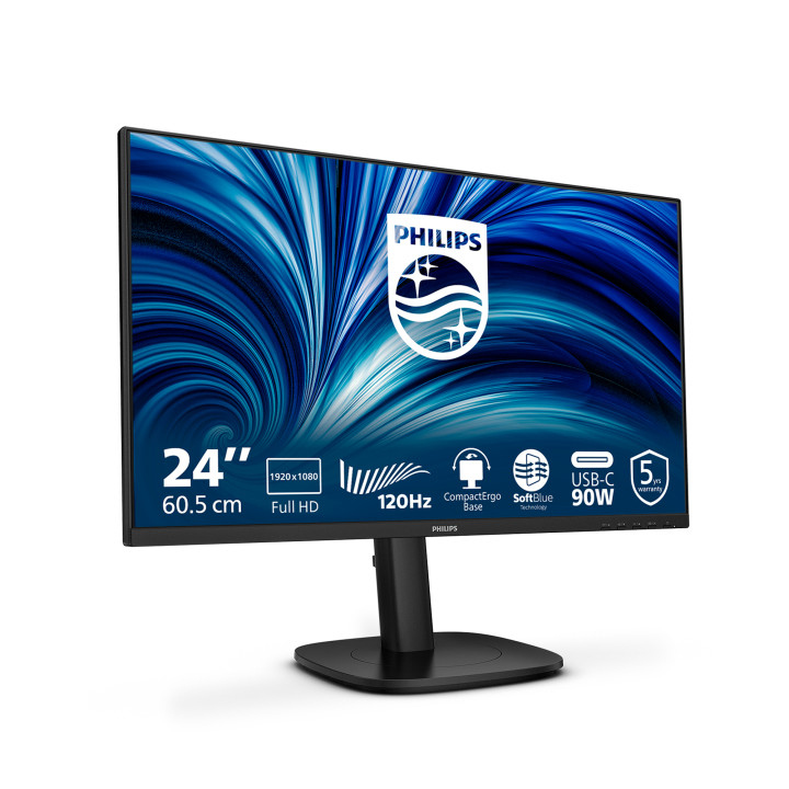 Philips 3000 series 24B2U3301/00 écran plat de PC 60,5 cm (23.8") 1920 x 1080 pixels Full HD LCD Noir — vue 2
