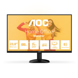 AOC 24B35HM2 — Écran 23.8" Full HD 100Hz polyvalent bureautique