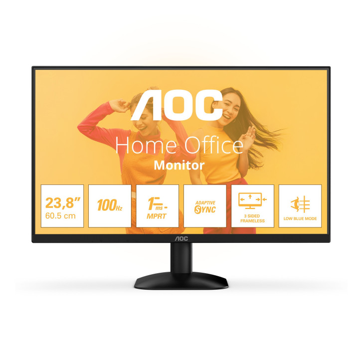AOC 24B35HM2 — Écran 23.8" Full HD 100Hz polyvalent bureautique