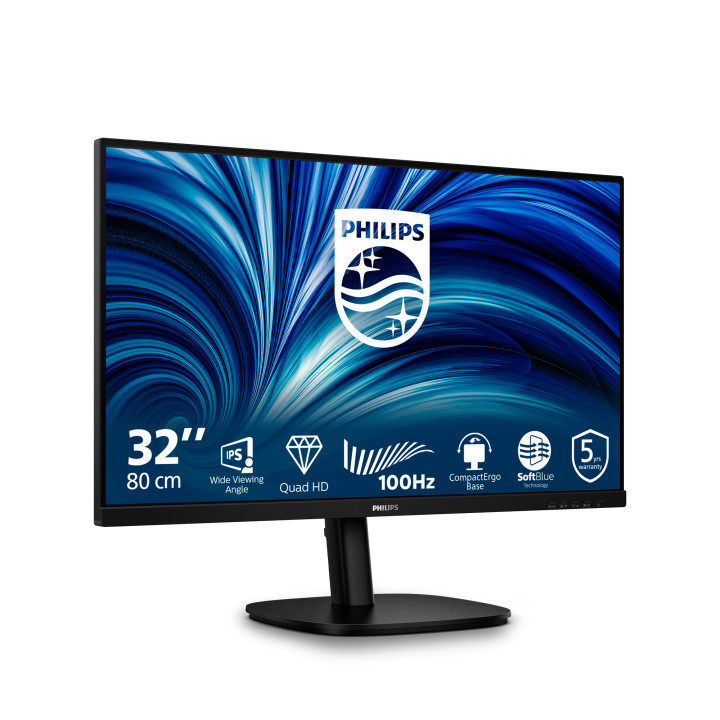 Philips 3000 series 32B2N3500/00 écran plat de PC 80 cm (31.5") 2560 x 1440 pixels Quad HD LCD Noir — vue 2