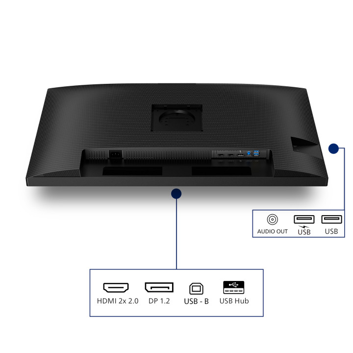 Philips 3000 series 32B2N3500/00 écran plat de PC 80 cm (31.5") 2560 x 1440 pixels Quad HD LCD Noir — vue 4
