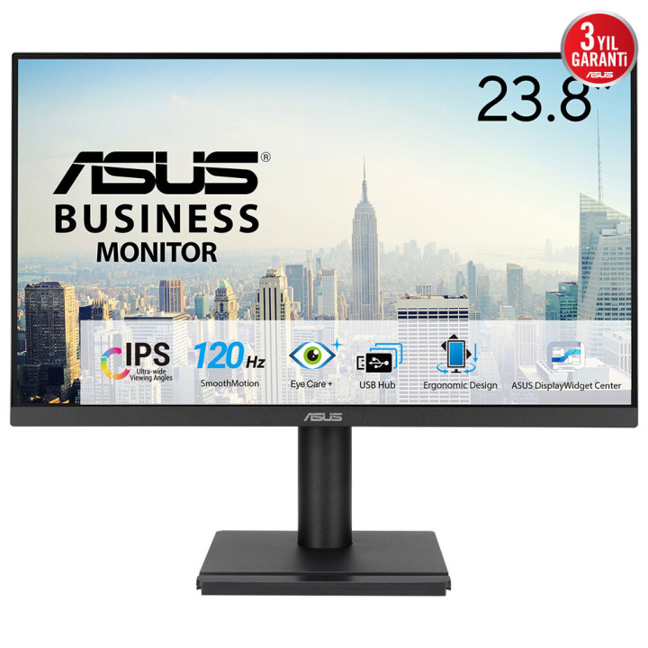 ASUS VA249QGS écran plat de PC 60,5 cm (23.8") 1920 x 1080 pixels Full HD LED Noir — vue 2