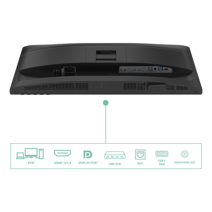 AOC 24P4CV écran plat de PC 60,5 cm (23.8") 1920 x 1080 pixels Full HD LED Noir — vue 4
