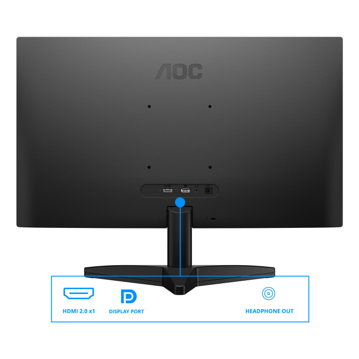 AOC B3 Q24B36X écran plat de PC 60,5 cm (23.8") 2560 x 1440 pixels Quad HD LED Noir — vue 3