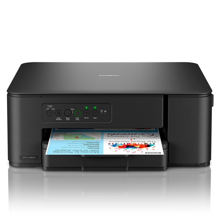 Brother DCP-J1260W Imprimante à jet d'encre compacte sans fil 3-en-1 — vue 1