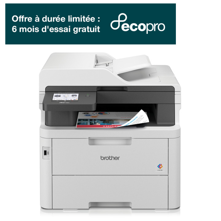 Brother MFC-L3760CDW imprimante multifonction LED A4 600 x 2400 DPI 26 ppm Wifi — vue 3