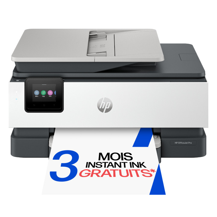 HP OfficeJet Pro 8124e Sans fil All-in-One Couleur Imprimante, Instant Ink Impression recto-verso — vue 1