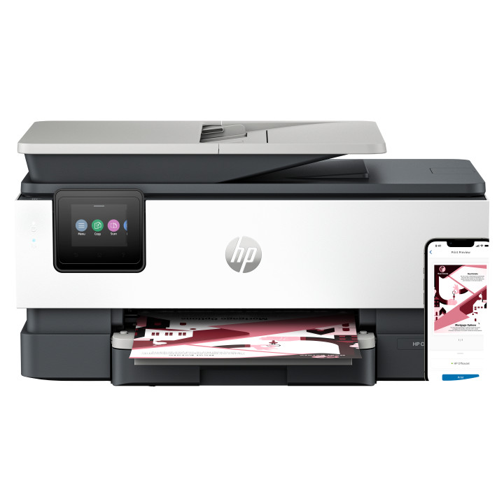 HP OfficeJet Pro 8124e Sans fil All-in-One Couleur Imprimante, Instant Ink Impression recto-verso — vue 2