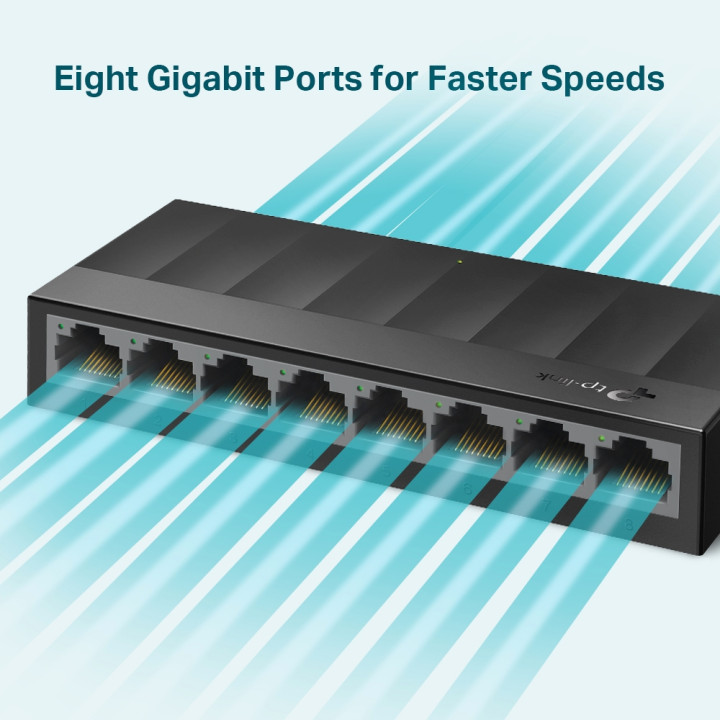 TP-Link LS1008G — vue constructeur 2